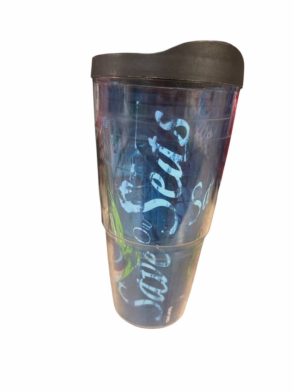 Tervis 24oz Tumbler Guy Harvey Marlin Art Print with Lid- Blue, Green, Purple